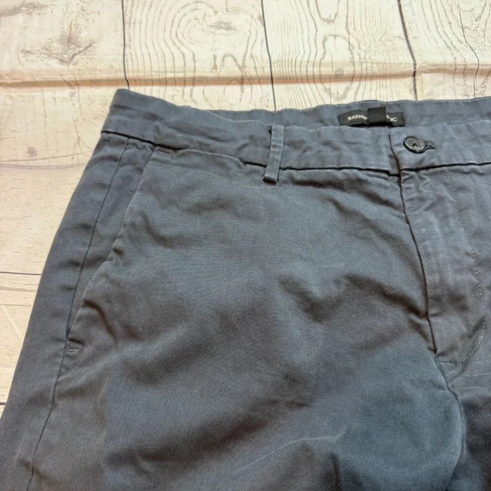 Banana Republic Chino‎ Casual Pants Navy Blue Men's Size 36x32